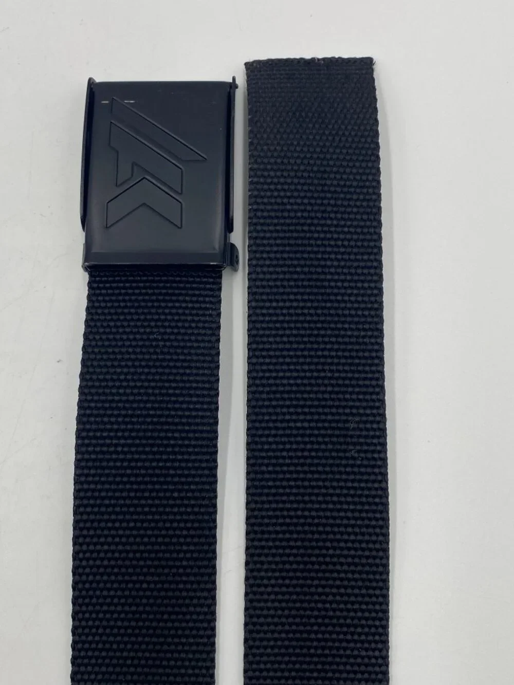 Canvas Web Belt with Black Flip Top Buckle Fits Up to 42